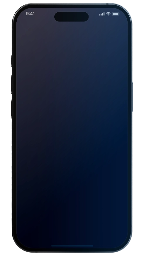 Mobile Handelsoberfläche von Finotraze